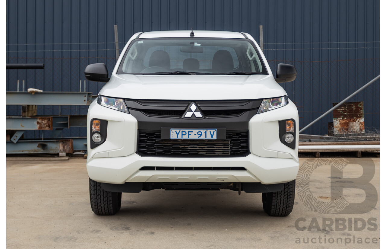 02/2021 Mitsubishi Triton GLX (4x4) MR MY21 Double Cab Utility White Turbo Diesel 2.4L