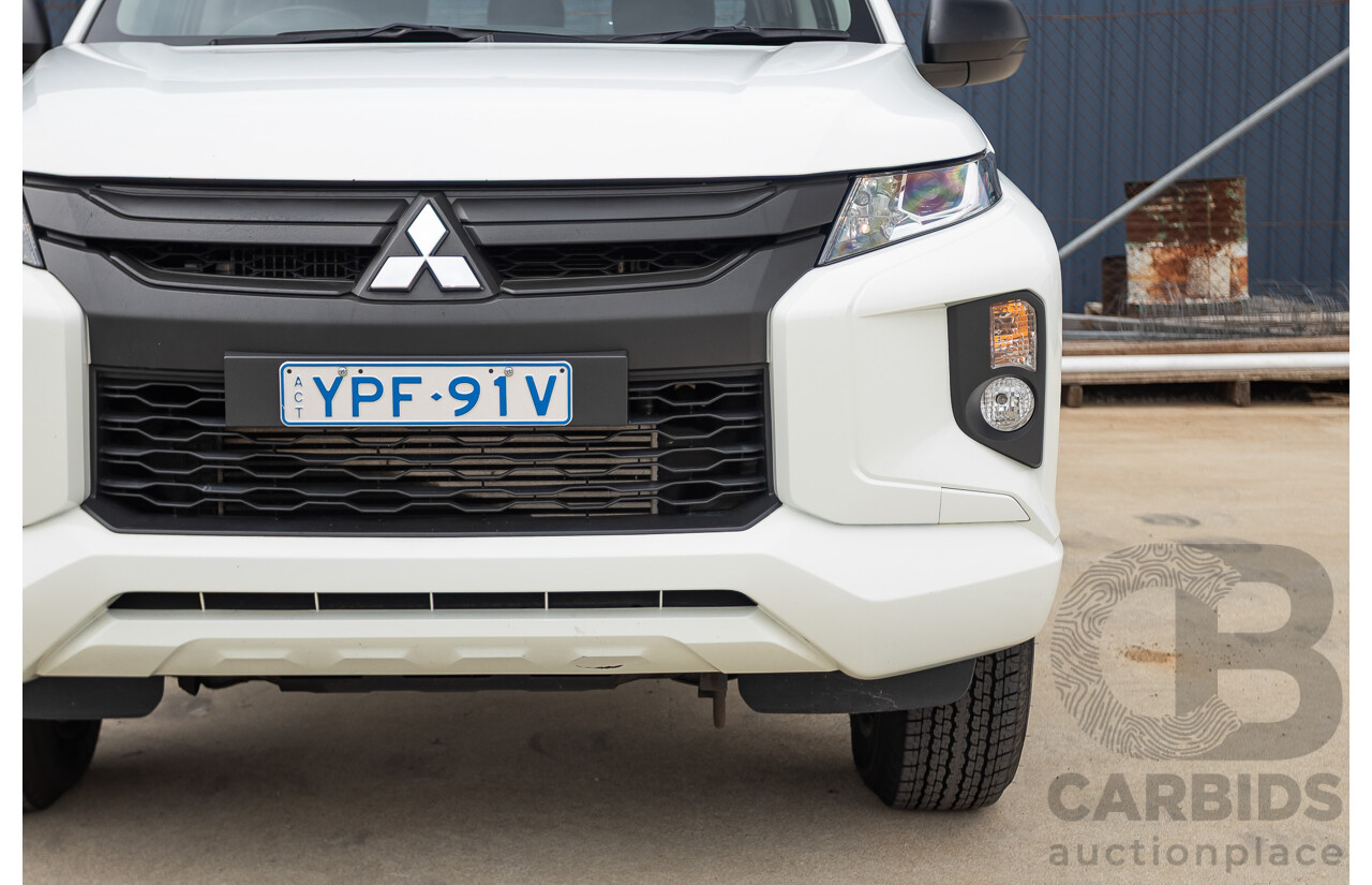 02/2021 Mitsubishi Triton GLX (4x4) MR MY21 Double Cab Utility White Turbo Diesel 2.4L