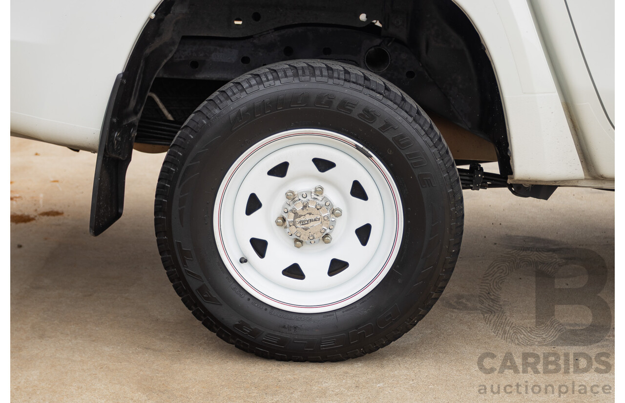 02/2021 Mitsubishi Triton GLX (4x4) MR MY21 Double Cab Utility White Turbo Diesel 2.4L