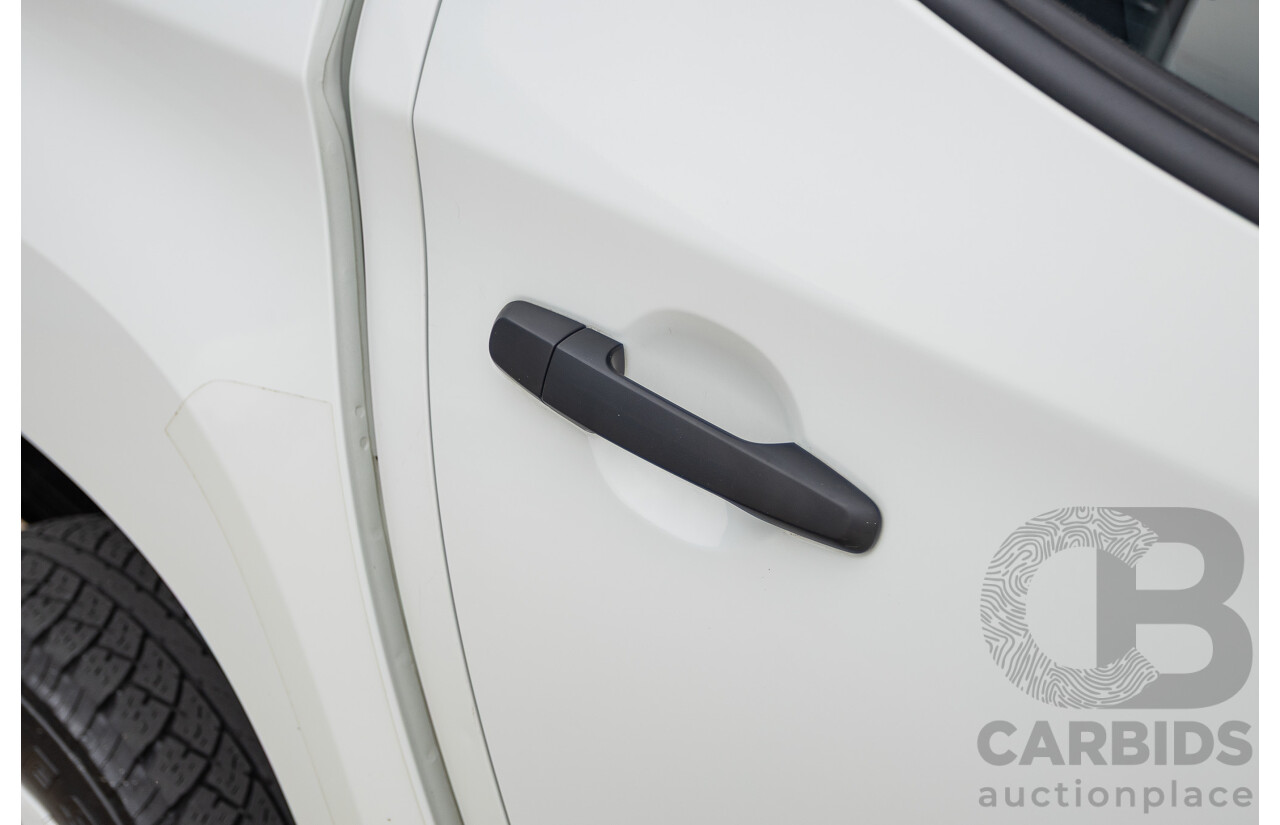 02/2021 Mitsubishi Triton GLX (4x4) MR MY21 Double Cab Utility White Turbo Diesel 2.4L