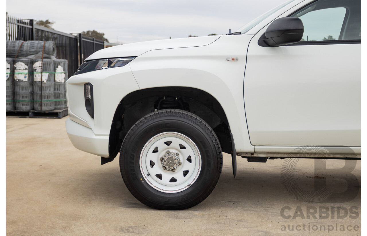 02/2021 Mitsubishi Triton GLX (4x4) MR MY21 Double Cab Utility White Turbo Diesel 2.4L