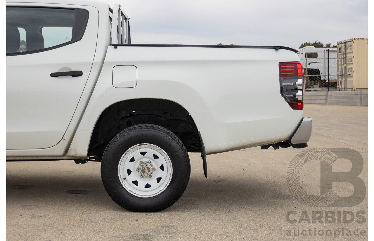 02/2021 Mitsubishi Triton GLX (4x4) MR MY21 Double Cab Utility White Turbo Diesel 2.4L