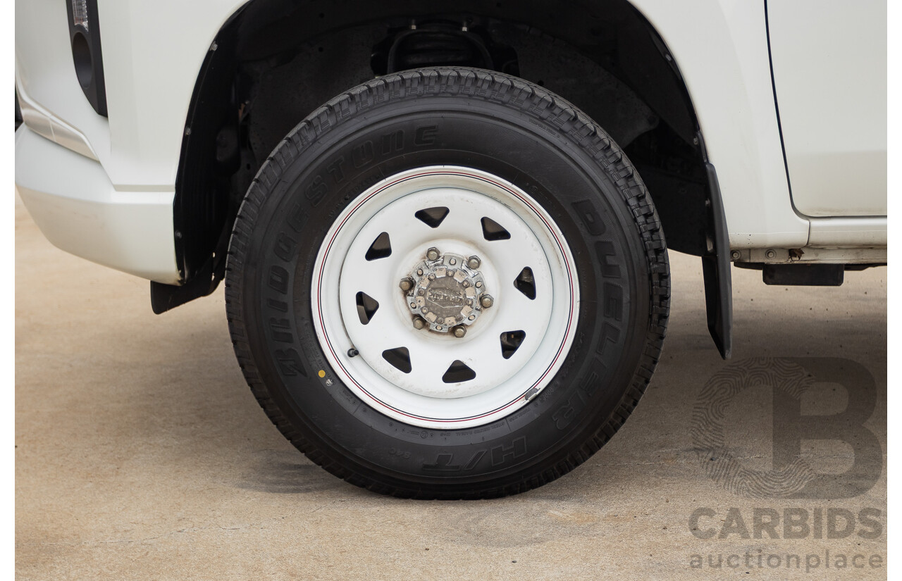 02/2021 Mitsubishi Triton GLX (4x4) MR MY21 Double Cab Utility White Turbo Diesel 2.4L
