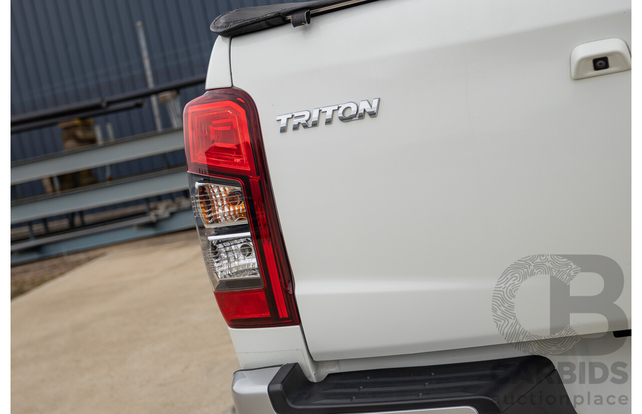 02/2021 Mitsubishi Triton GLX (4x4) MR MY21 Double Cab Utility White Turbo Diesel 2.4L