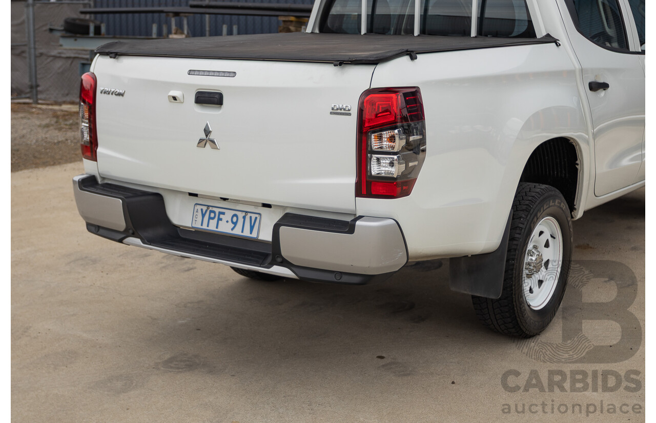 02/2021 Mitsubishi Triton GLX (4x4) MR MY21 Double Cab Utility White Turbo Diesel 2.4L