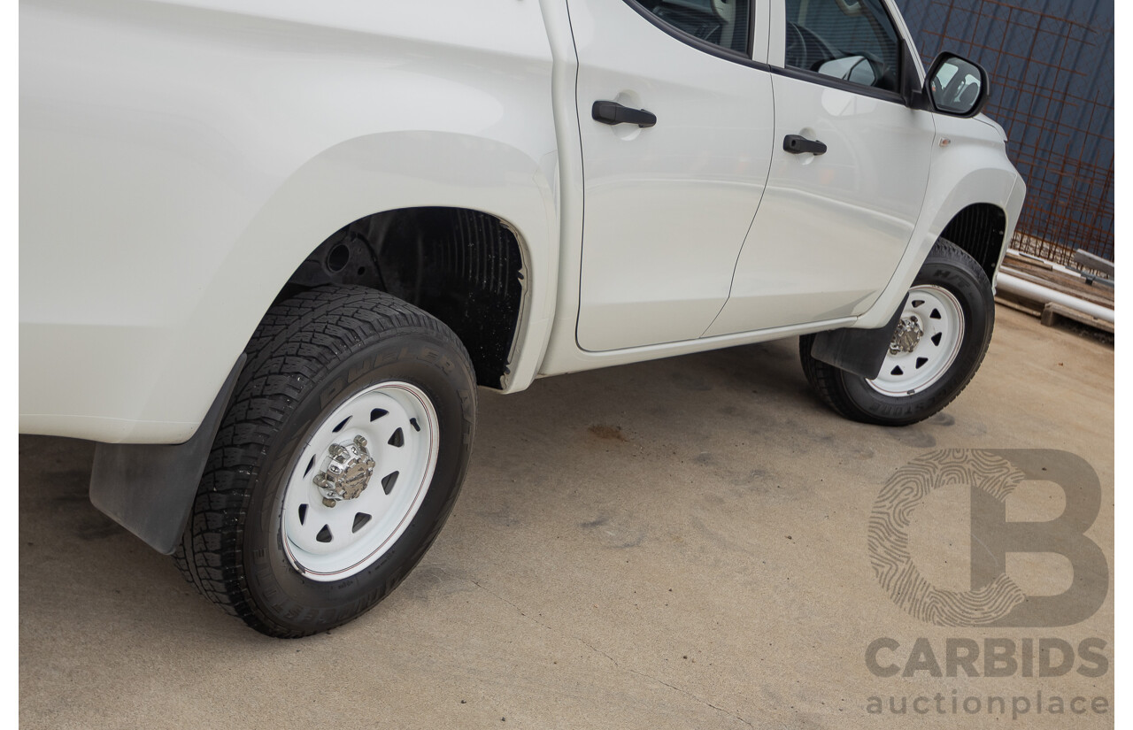 02/2021 Mitsubishi Triton GLX (4x4) MR MY21 Double Cab Utility White Turbo Diesel 2.4L