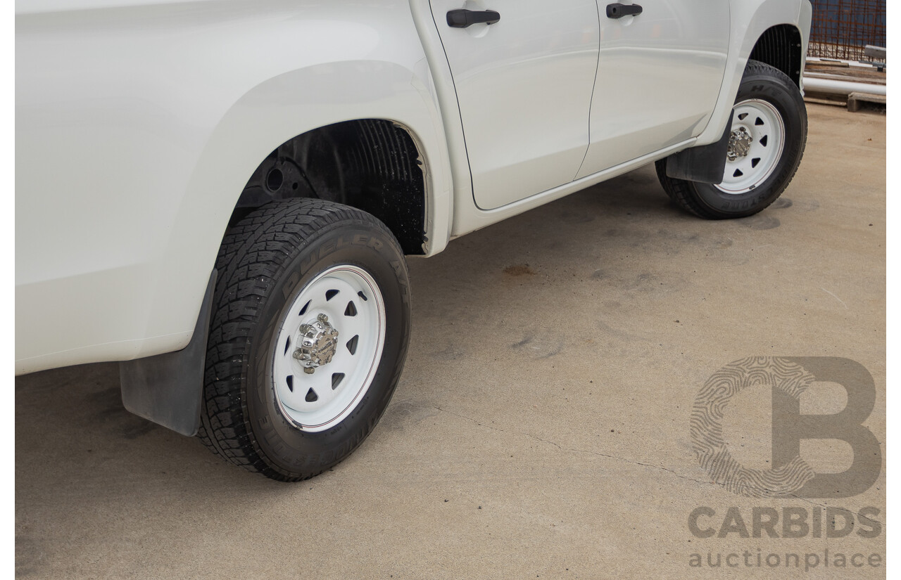 02/2021 Mitsubishi Triton GLX (4x4) MR MY21 Double Cab Utility White Turbo Diesel 2.4L