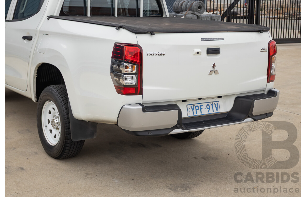 02/2021 Mitsubishi Triton GLX (4x4) MR MY21 Double Cab Utility White Turbo Diesel 2.4L