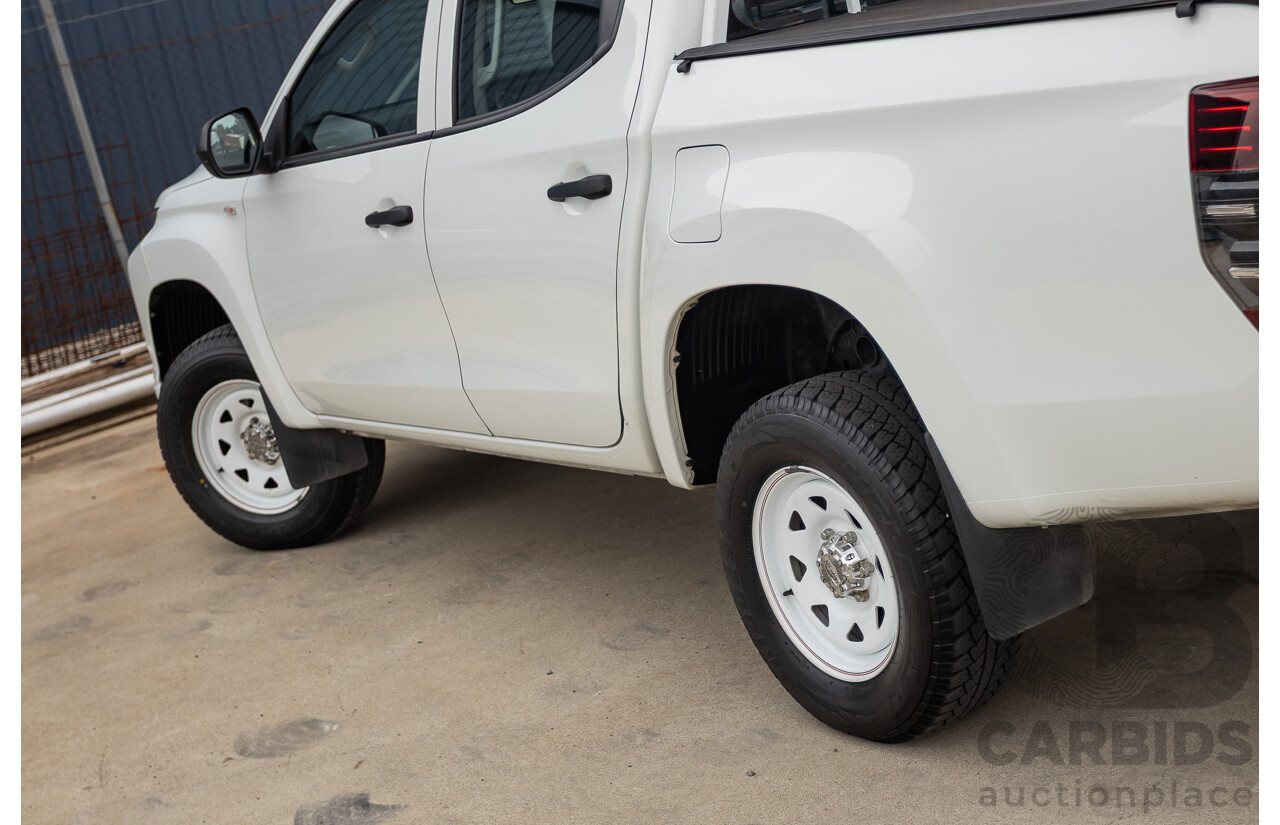 02/2021 Mitsubishi Triton GLX (4x4) MR MY21 Double Cab Utility White Turbo Diesel 2.4L