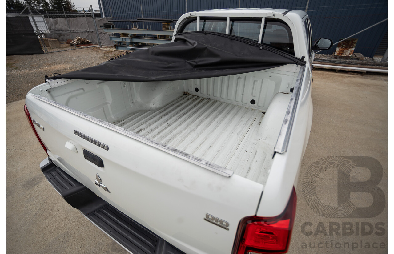 02/2021 Mitsubishi Triton GLX (4x4) MR MY21 Double Cab Utility White Turbo Diesel 2.4L