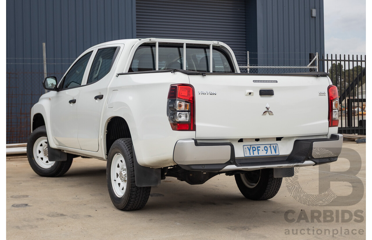 02/2021 Mitsubishi Triton GLX (4x4) MR MY21 Double Cab Utility White Turbo Diesel 2.4L