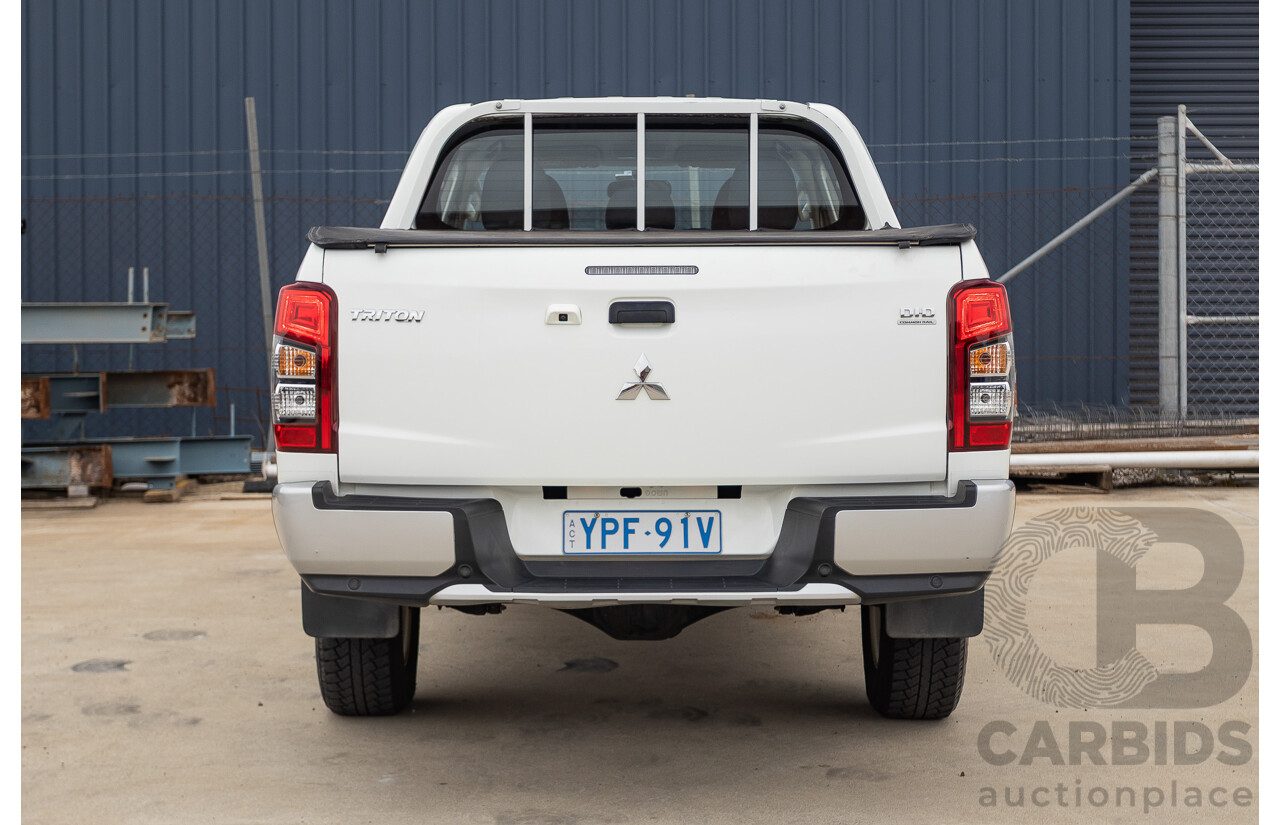 02/2021 Mitsubishi Triton GLX (4x4) MR MY21 Double Cab Utility White Turbo Diesel 2.4L