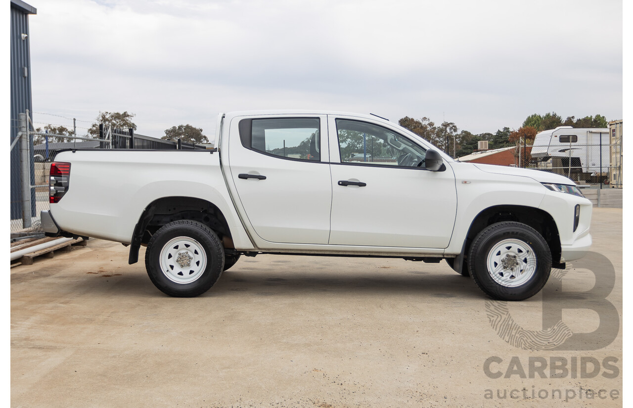 02/2021 Mitsubishi Triton GLX (4x4) MR MY21 Double Cab Utility White Turbo Diesel 2.4L