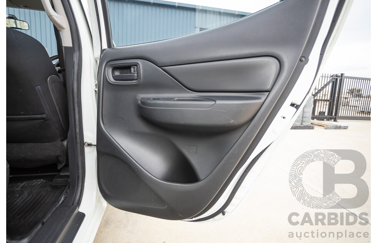 02/2021 Mitsubishi Triton GLX (4x4) MR MY21 Double Cab Utility White Turbo Diesel 2.4L