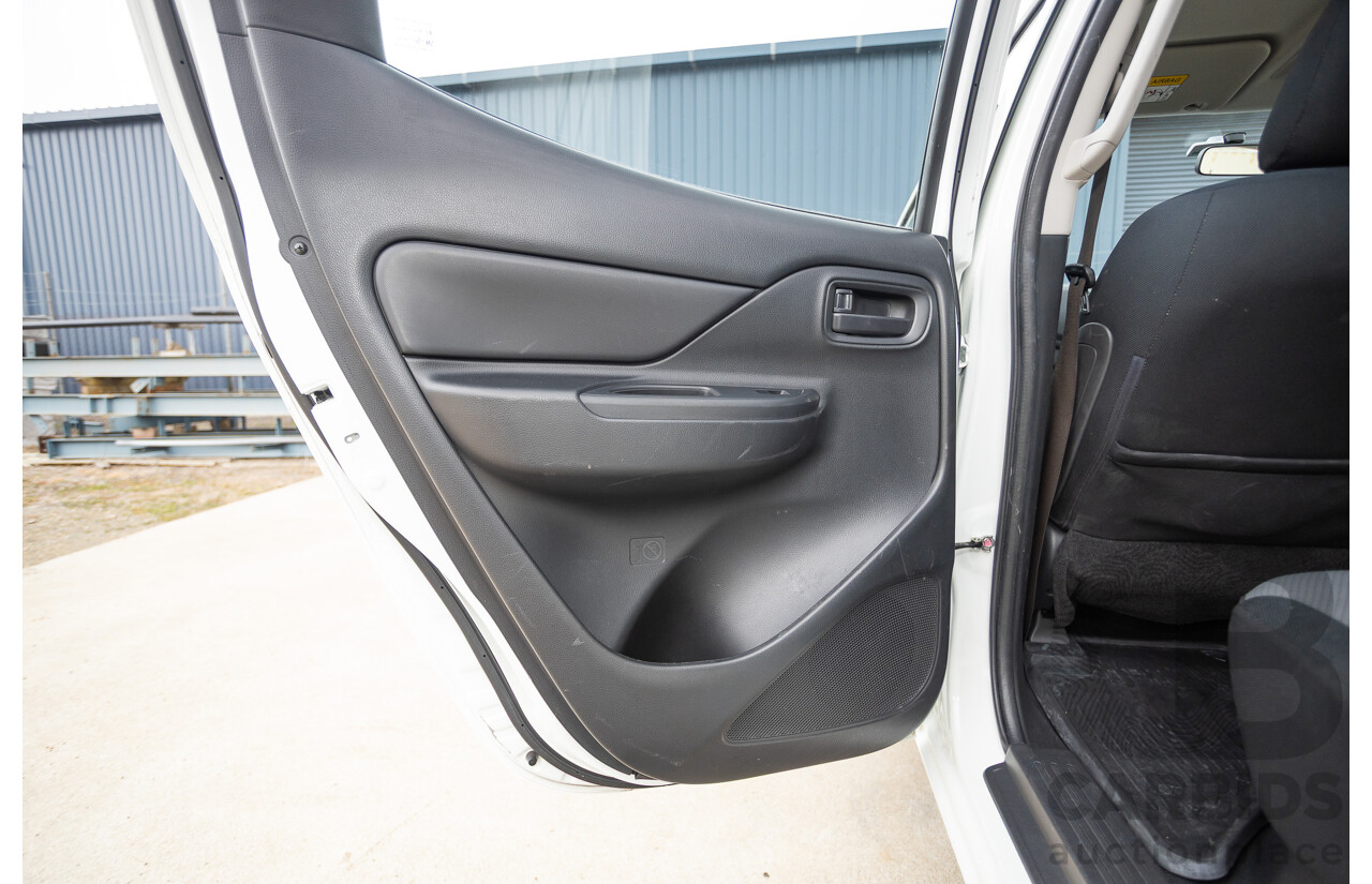 02/2021 Mitsubishi Triton GLX (4x4) MR MY21 Double Cab Utility White Turbo Diesel 2.4L