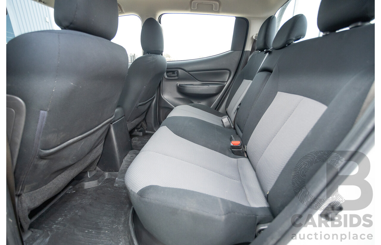 02/2021 Mitsubishi Triton GLX (4x4) MR MY21 Double Cab Utility White Turbo Diesel 2.4L