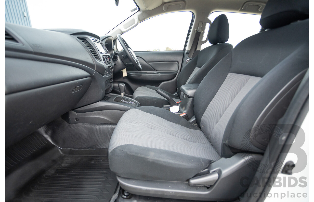 02/2021 Mitsubishi Triton GLX (4x4) MR MY21 Double Cab Utility White Turbo Diesel 2.4L