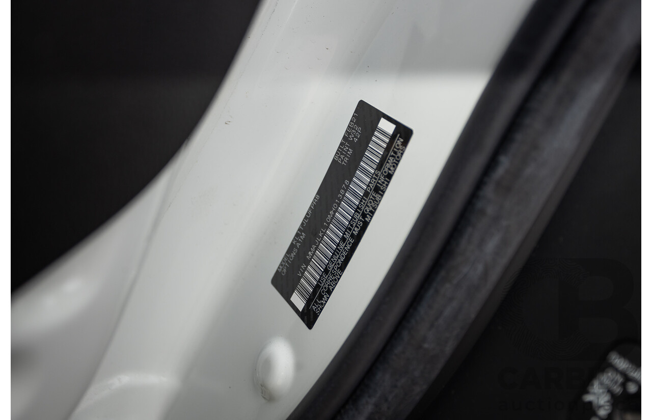 02/2021 Mitsubishi Triton GLX (4x4) MR MY21 Double Cab Utility White Turbo Diesel 2.4L