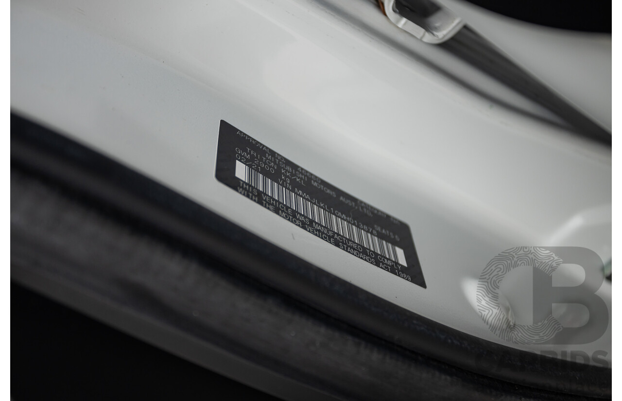 02/2021 Mitsubishi Triton GLX (4x4) MR MY21 Double Cab Utility White Turbo Diesel 2.4L