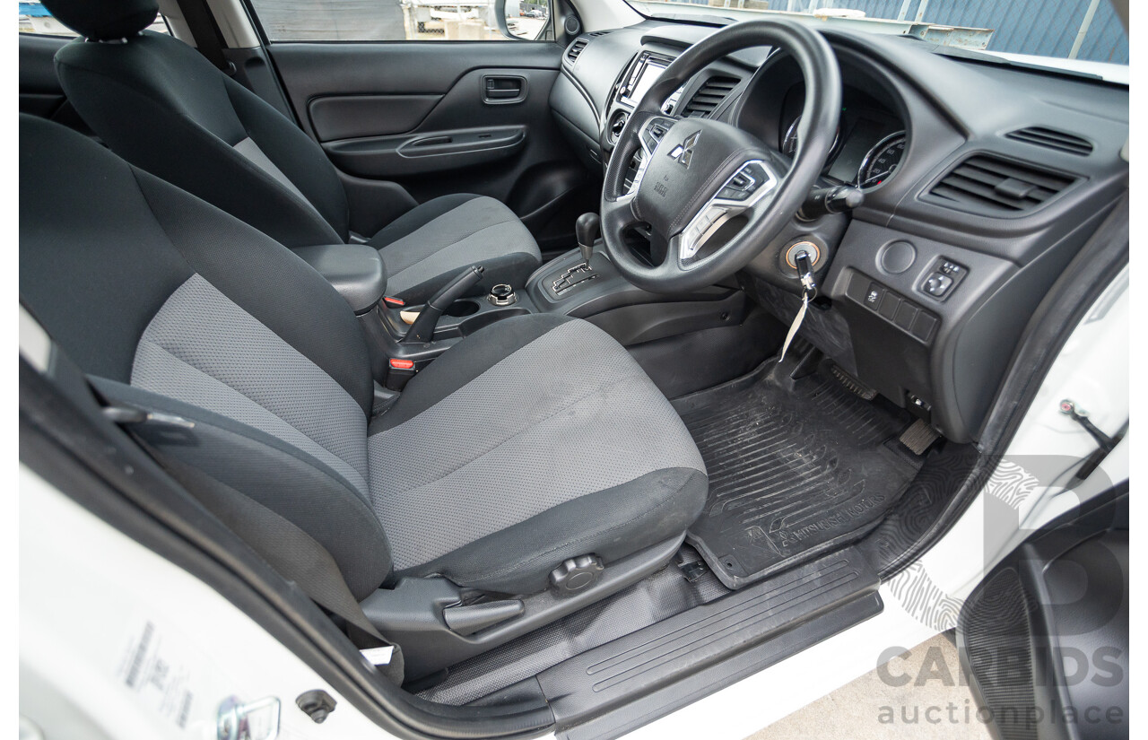 02/2021 Mitsubishi Triton GLX (4x4) MR MY21 Double Cab Utility White Turbo Diesel 2.4L