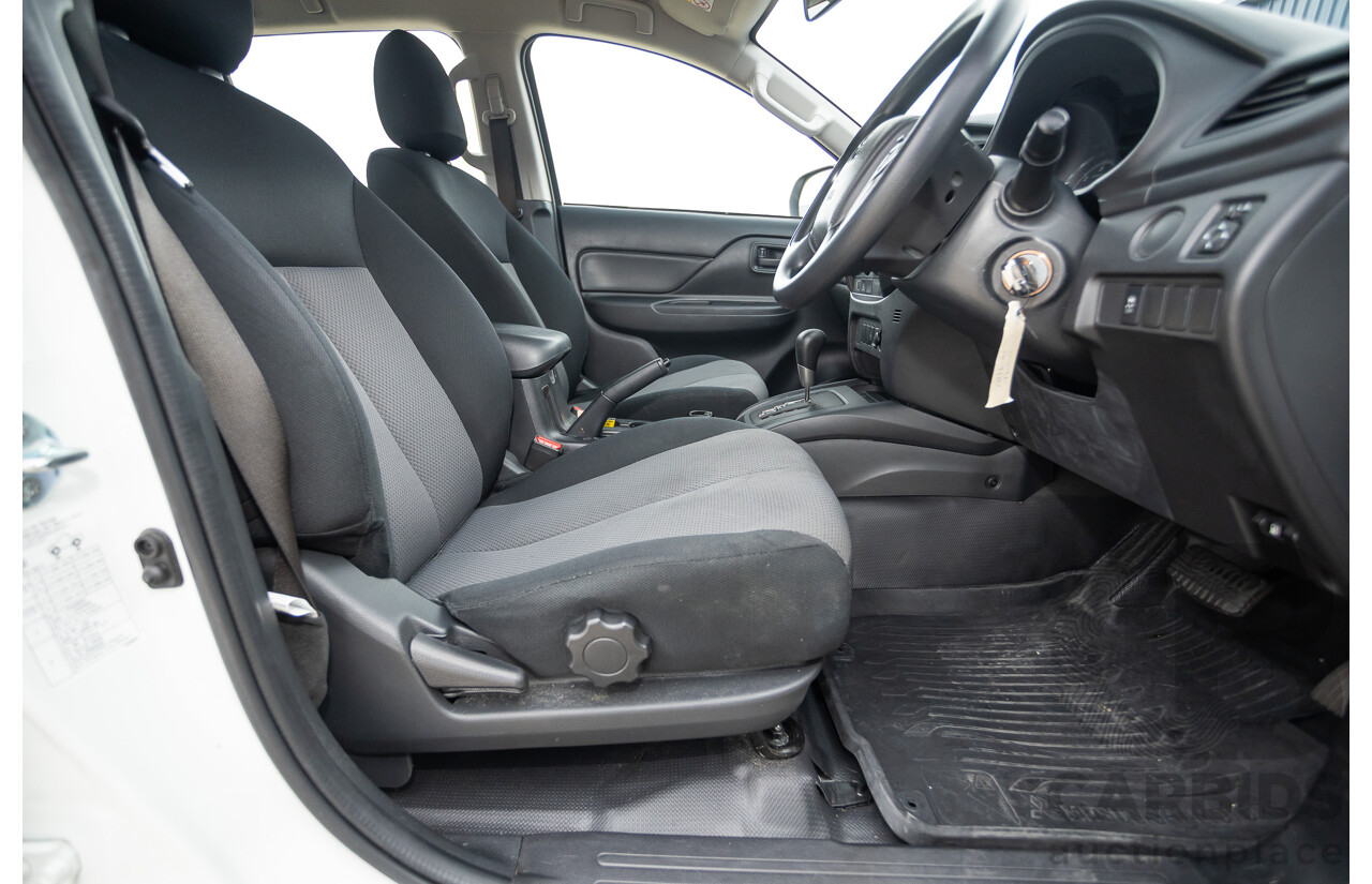 02/2021 Mitsubishi Triton GLX (4x4) MR MY21 Double Cab Utility White Turbo Diesel 2.4L