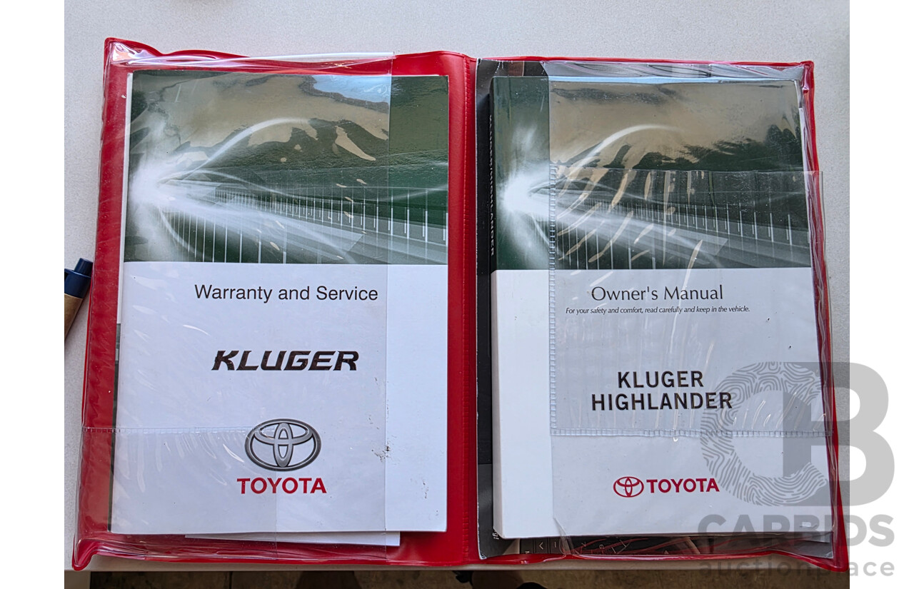 1/2016 Toyota Kluger Grande (4x4) GSU55R 4d Wagon Grey 3.5L