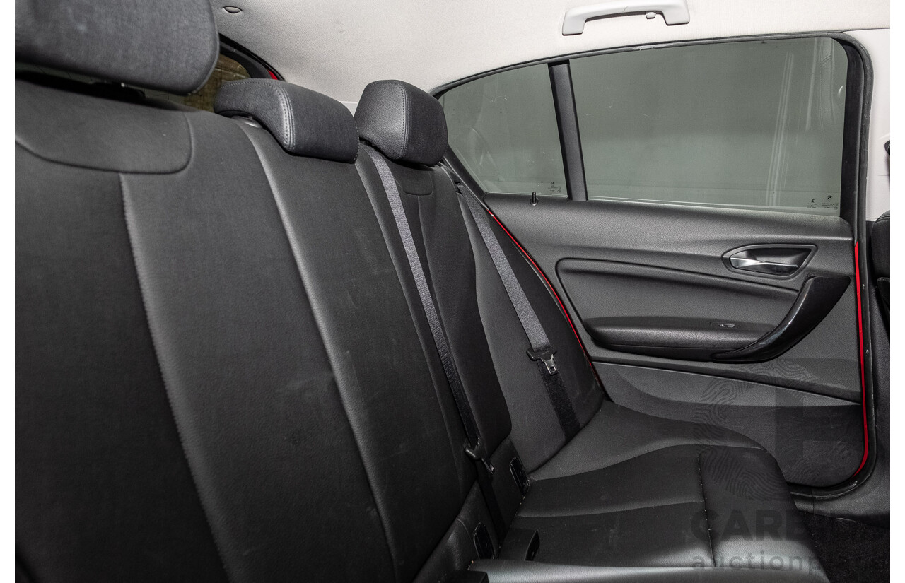 4/2015 BMW 116i Sportline F20 MY15 5d Hatchback Crimson Red Turbo 1.6L