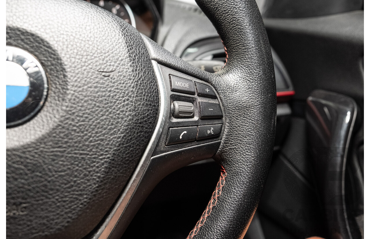 4/2015 BMW 116i Sportline F20 MY15 5d Hatchback Crimson Red Turbo 1.6L