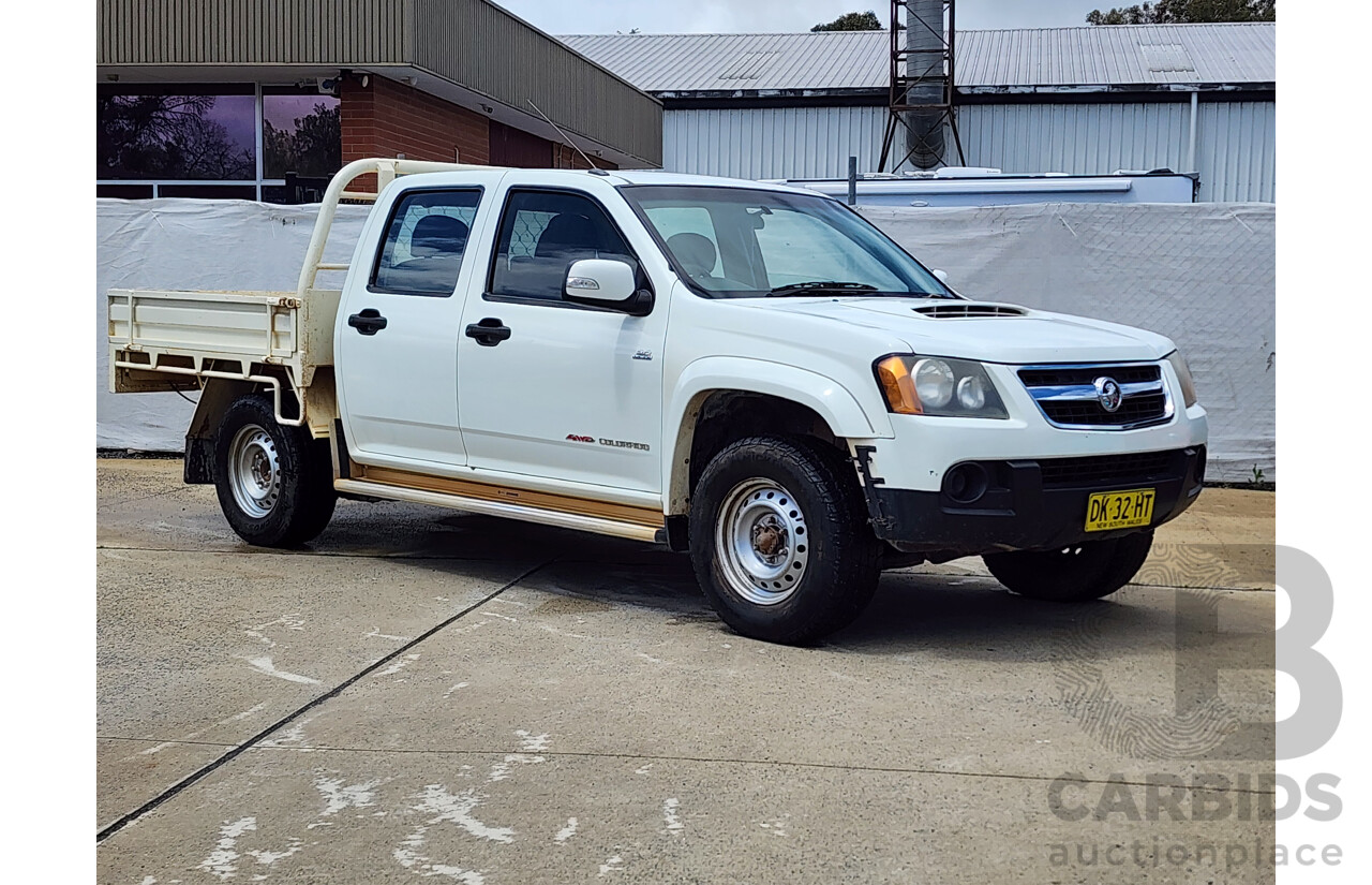 3/2011 Holden Colorado LX (4x4) RC MY11 Crew Cab P/Up White 3.0L