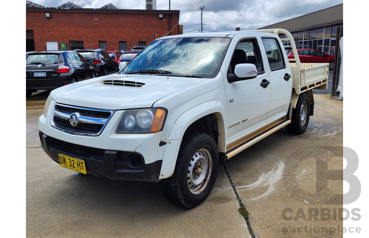 3/2011 Holden Colorado LX (4x4) RC MY11 Crew Cab P/Up White 3.0L