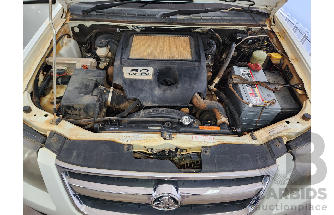 3/2011 Holden Colorado LX (4x4) RC MY11 Crew Cab P/Up White 3.0L