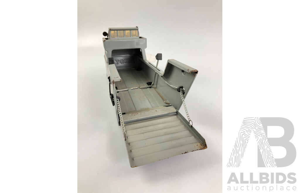 Vintage Buddy L Pressed Steel Navy Landing Boat 49 LST, Made in Japan