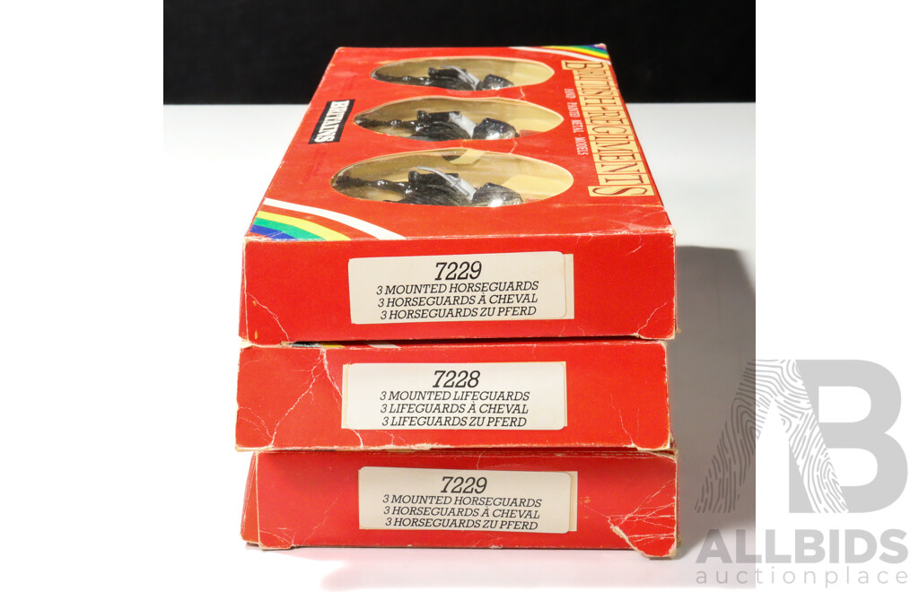 Britains British Regiments, Hand Painted Metal Models, Cavalry Sets