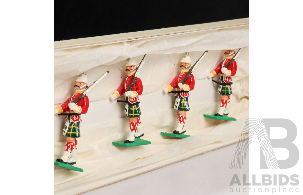 Vintage Limited Edition Australian Military Figures, Queensland Scottish Volunteer Corps ‘Regiments of the Australian Colonies’ Series, Made in Australia