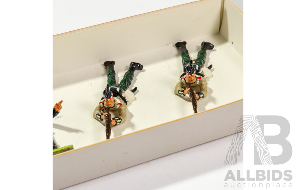 Vintage Brigadier Traditional Cast Metal Military Figures, 1900 New South Wales Scottish Rifles, Made in Australia