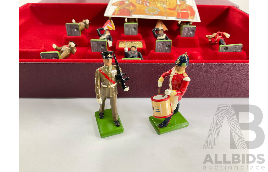 Vintage William Britain Cast Lead Limited Edition 22nd Cheshire Regiment, 300 Year Anniversary Commemorative, Made in England