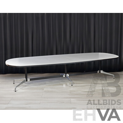 Eames Segmented Oval Meeting Table by Charles and Ray Eames for Vitra