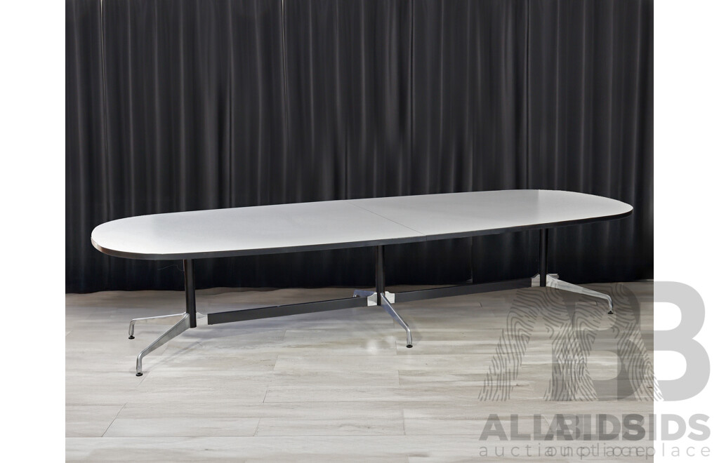 Eames Segmented Oval Meeting Table by Charles and Ray Eames for Vitra