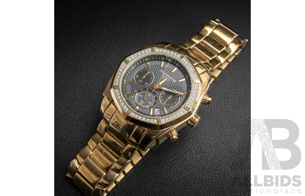 Michael Hill 0.50ct Diamond Set Chronograph Mens Dress Watch, 9750