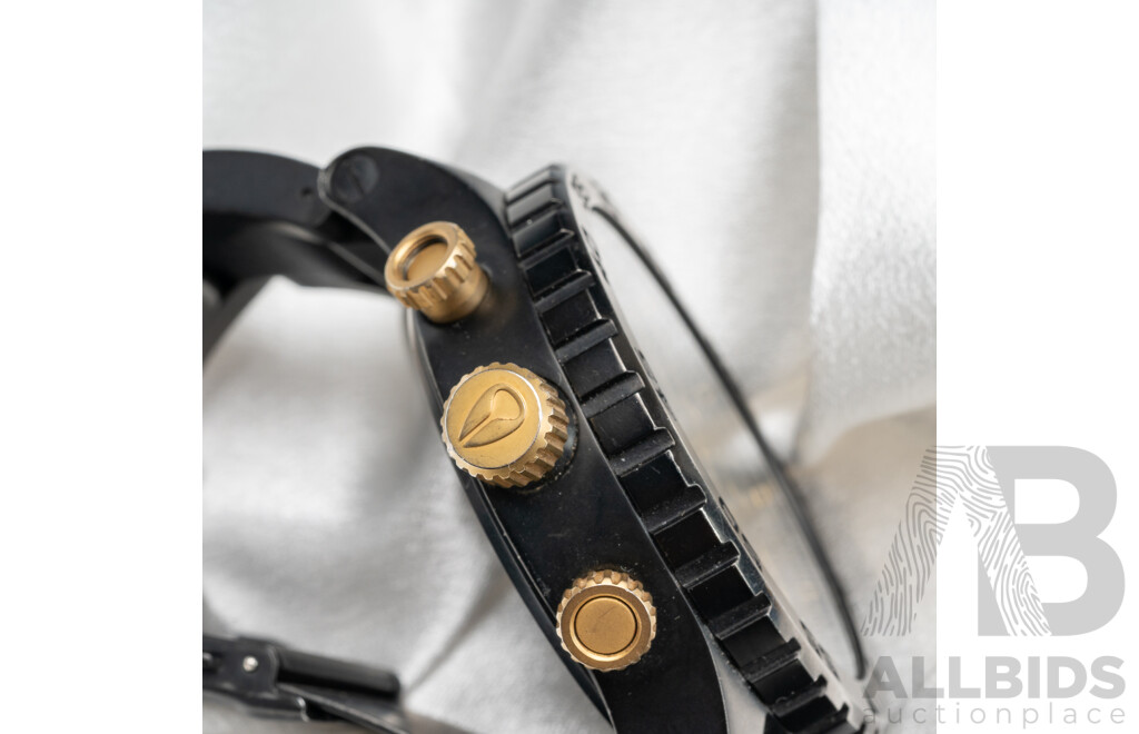 Nixon Simplify the 51-30 Chrono Watch, 50mm Black/gold