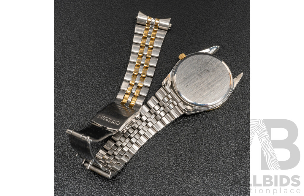 Citizen Quartz WR50 Watch, 2500-S036992, 35mm Two Tone