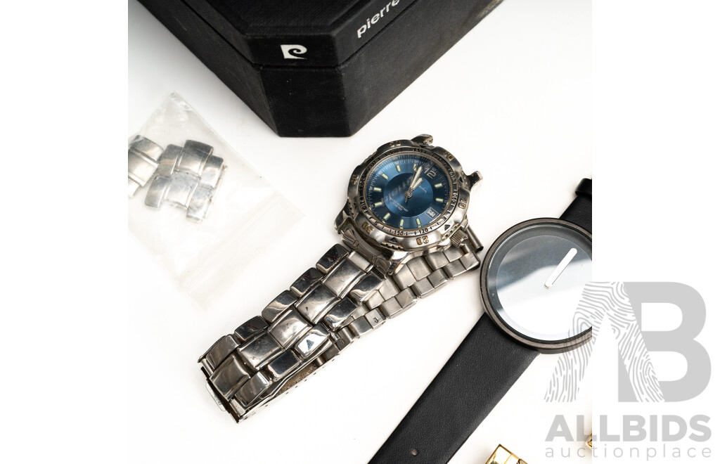 Collection of (9) Watches Including Seiko, Hilfiger, Adidas, Guess & Skagen