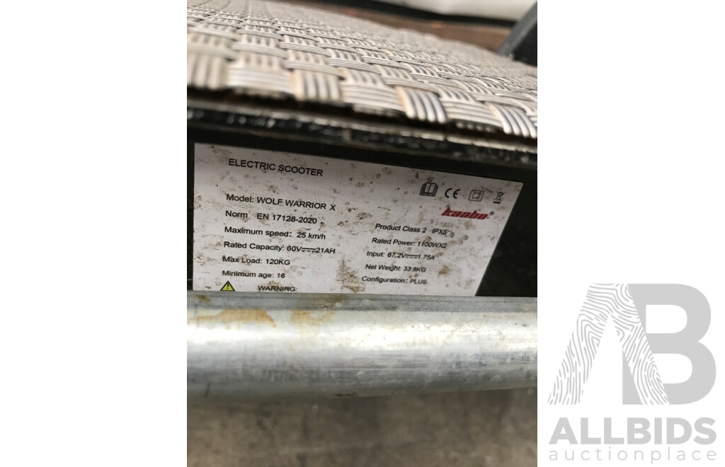 Kaabo Wolf Warrior X Electric Scooter