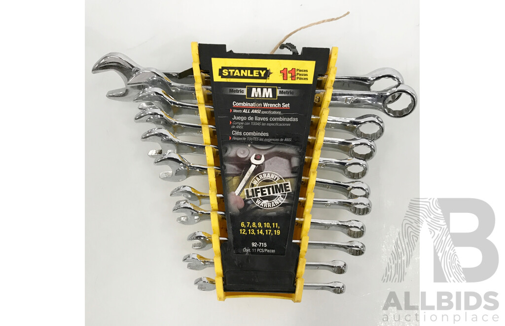 Stanley 11 Piece ROE Metric Spanner Set