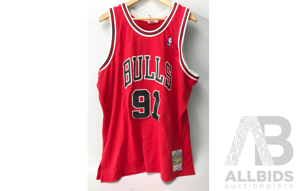 Mitchell & Ness Chicago Bulls - Dennis Rodman 1997-1998 Away Jersey (Size: 2XL)