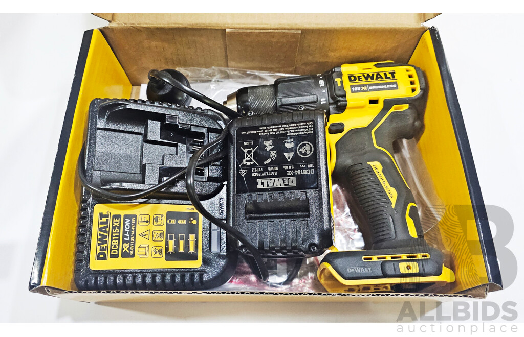 DeWalt (DCD709P1) Brushless 18V Hammer Drill Driver