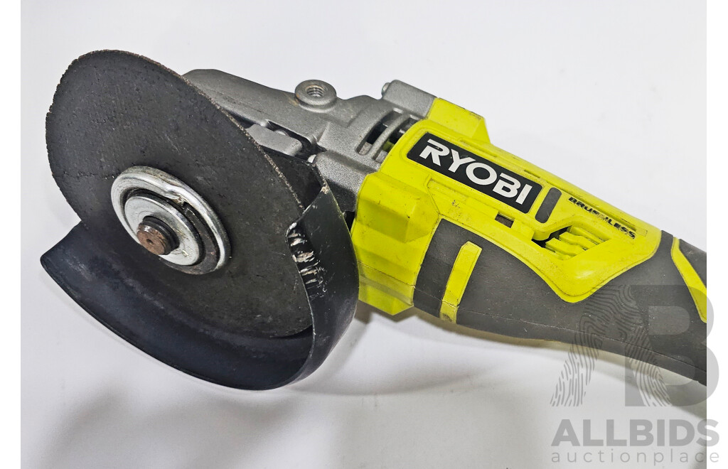 Ryobi (R18AG7) One Plus HP Brushless Angle Grinder