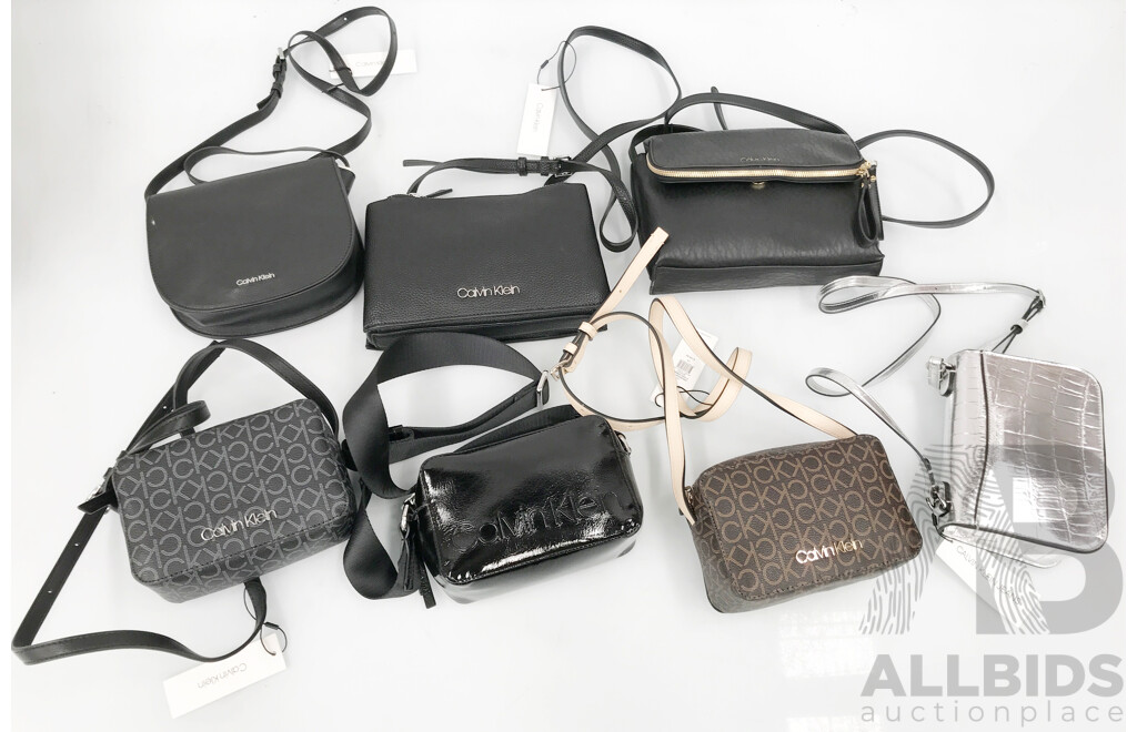Assorted Calvin Klein Handbags - Lot of 7