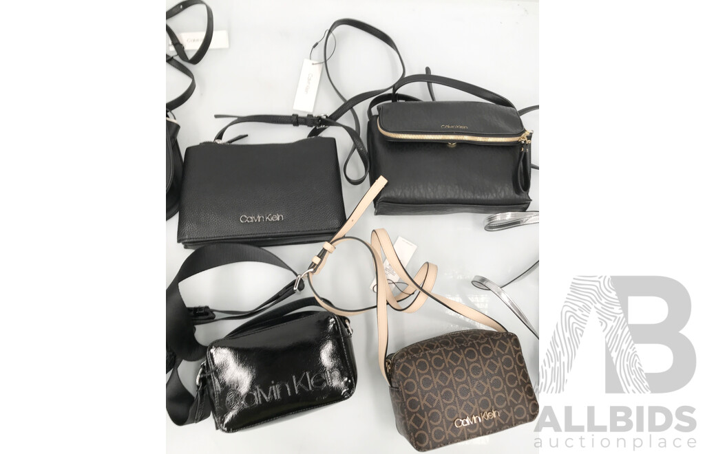Assorted Calvin Klein Handbags - Lot of 7