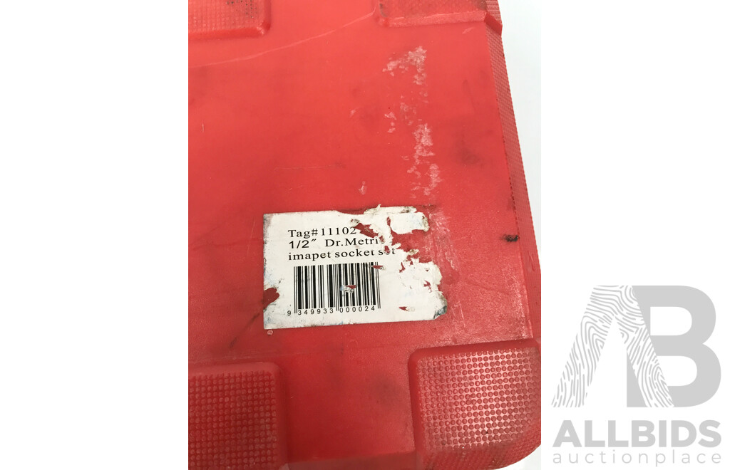 Daytona 20 Piece 1/2 Inch Drive Metric Impact Socket Set